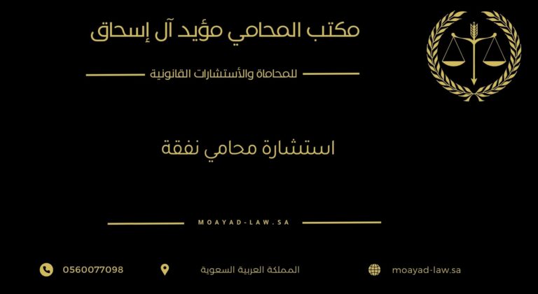 استشارة محامي نفقة