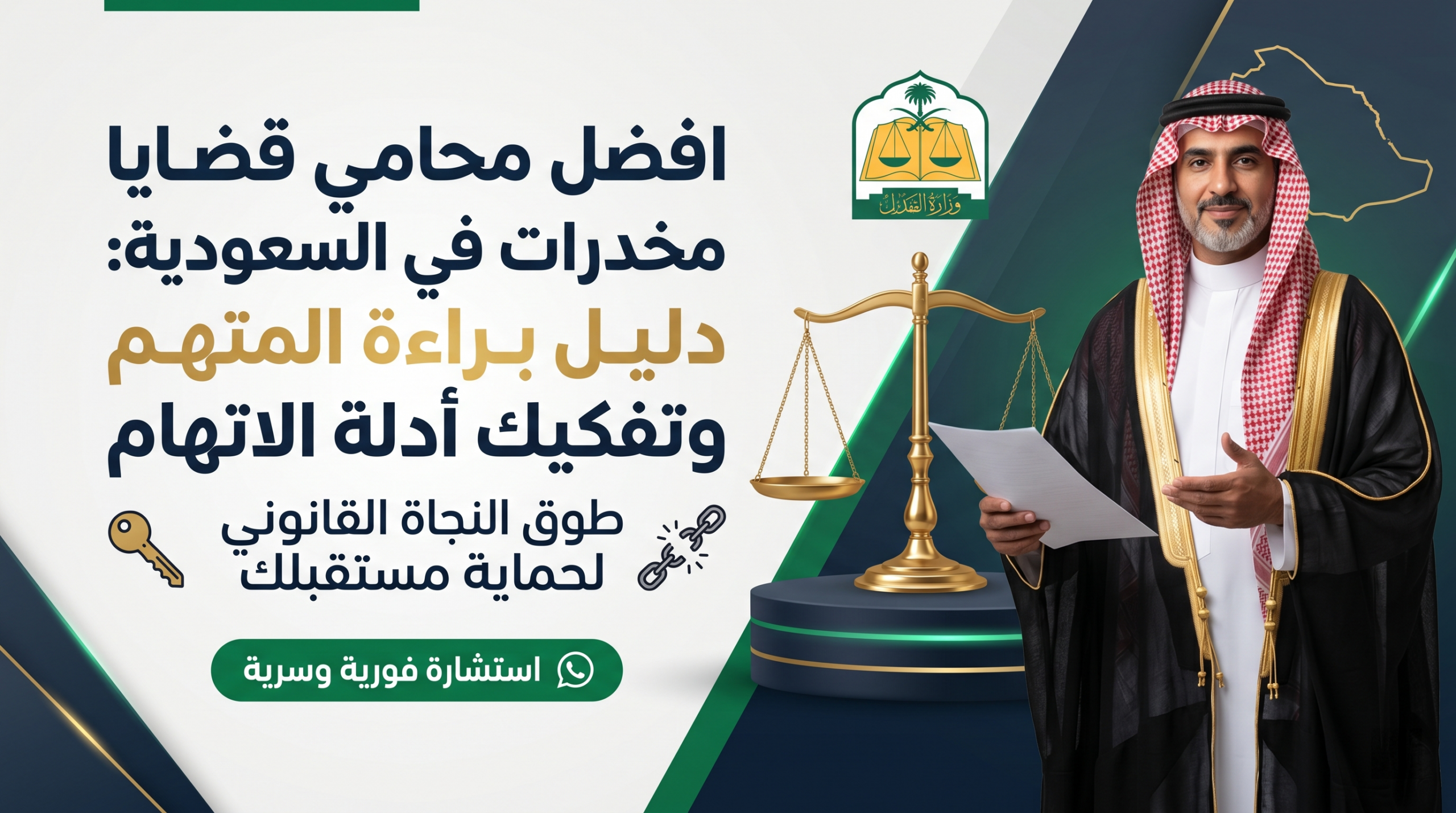 افضل محامي قضايا مخدرات في السعودية دليل براءة المتهم وتفكيك أدلة الاتهام افضل محامي قضايا مخدرات في السعودية: دليل براءة المتهم وتفكيك أدلة الاتهام