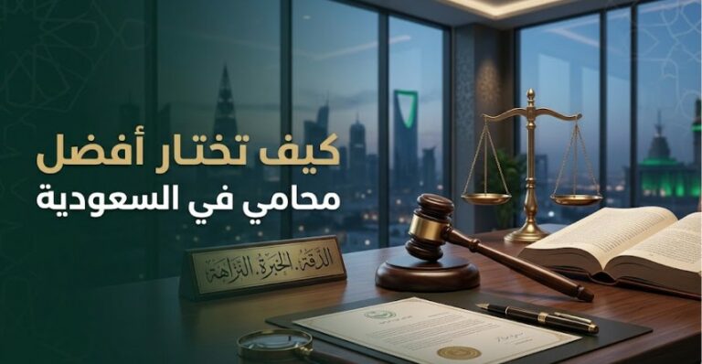 كيف تختار أفضل محامي في السعودية؟