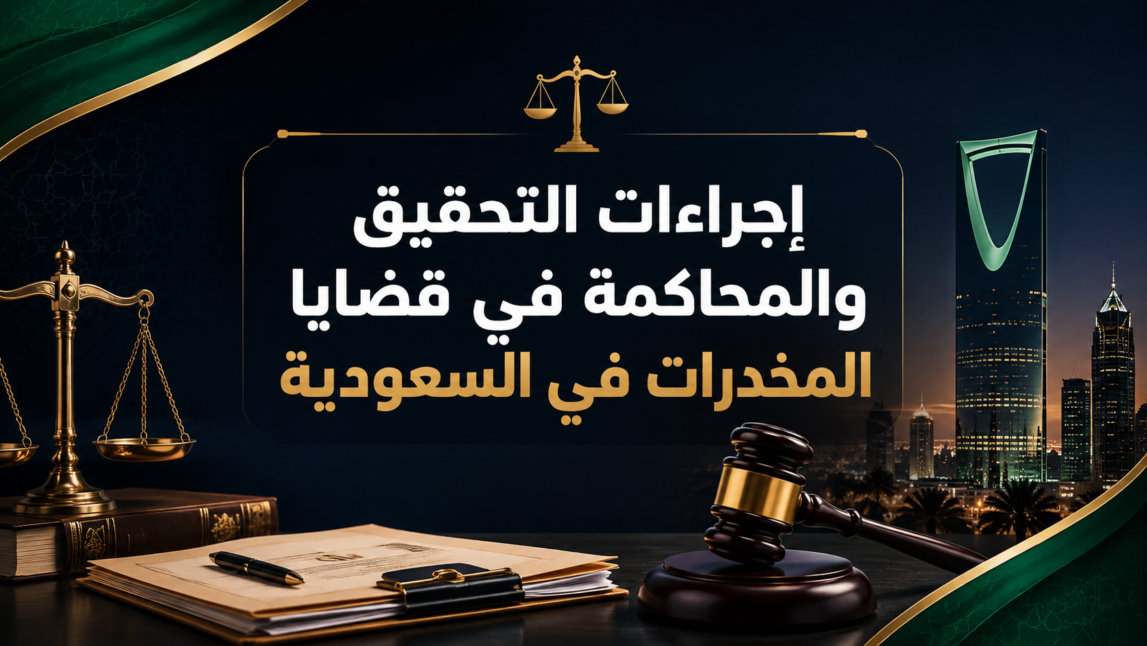 إجراءات التحقيق والمحاكمة في قضايا المخدرات في السعودية